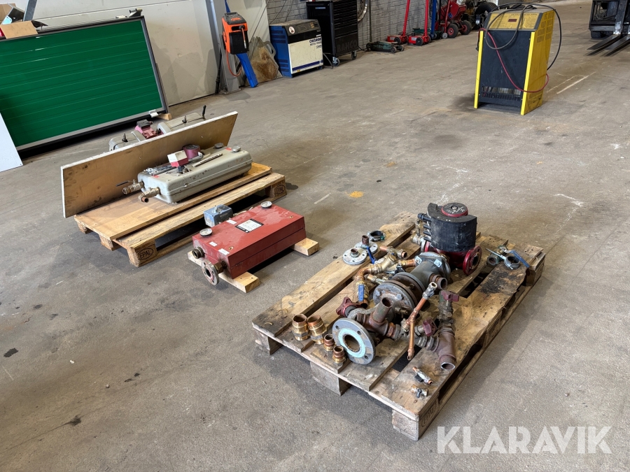 Delar till värmesystem 3 pallar