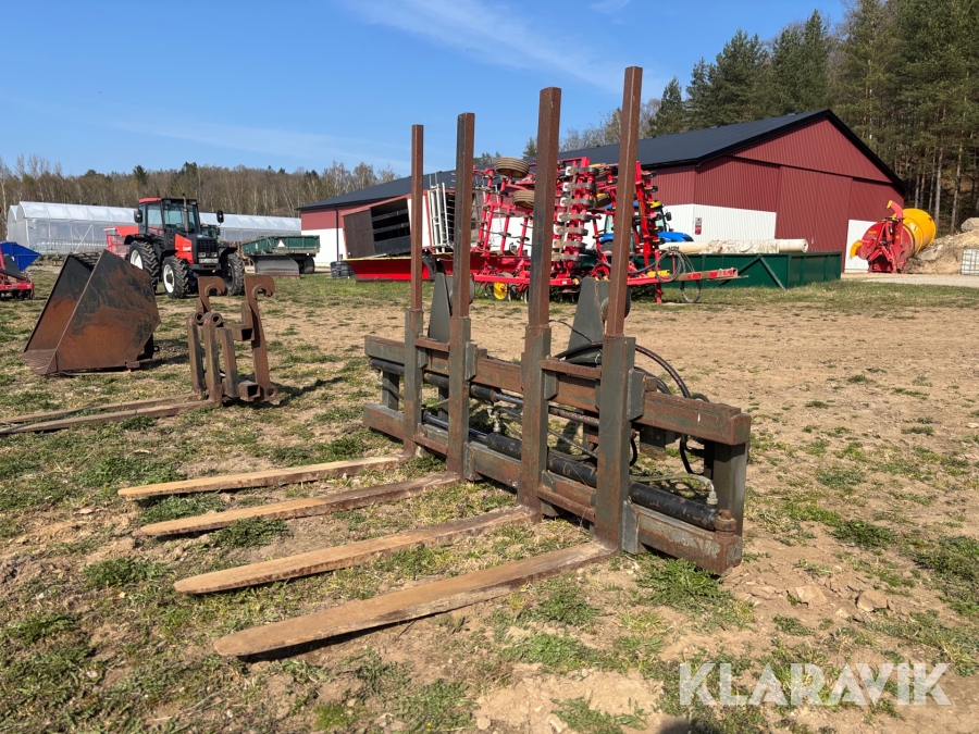 Pallgafflar Norje Smide hydrauliska - dubbel