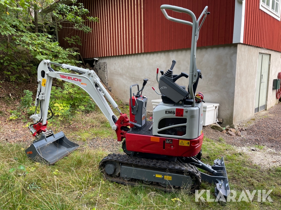 Grävmaskin Take-Job TB210R med 3 skopor