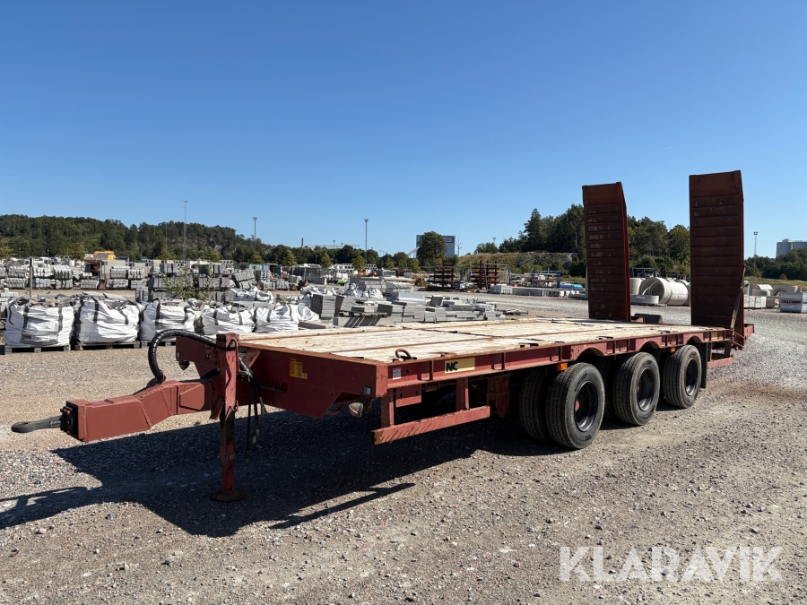 Maskintrailer NC Trailers , 3-axlad