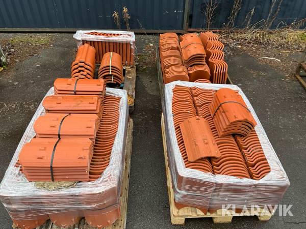 Enkupiga lertegelpannor Höjslev