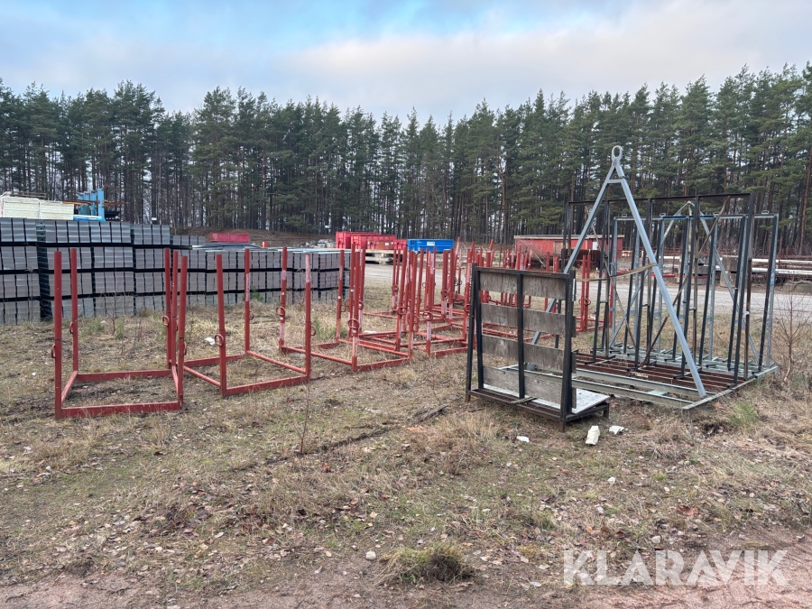 Diverse materialhäckar och glashäckar
