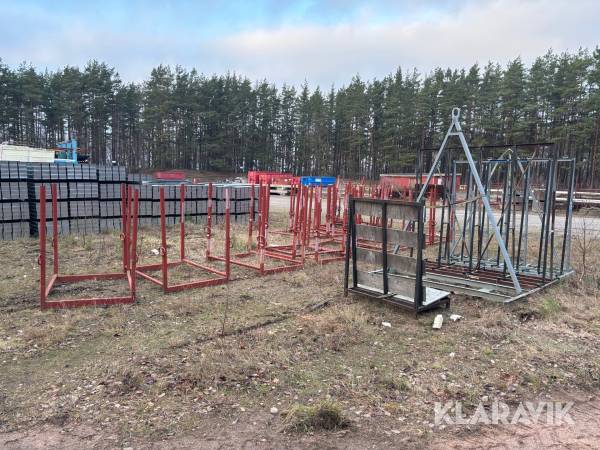 Diverse materialhäckar och glashäckar