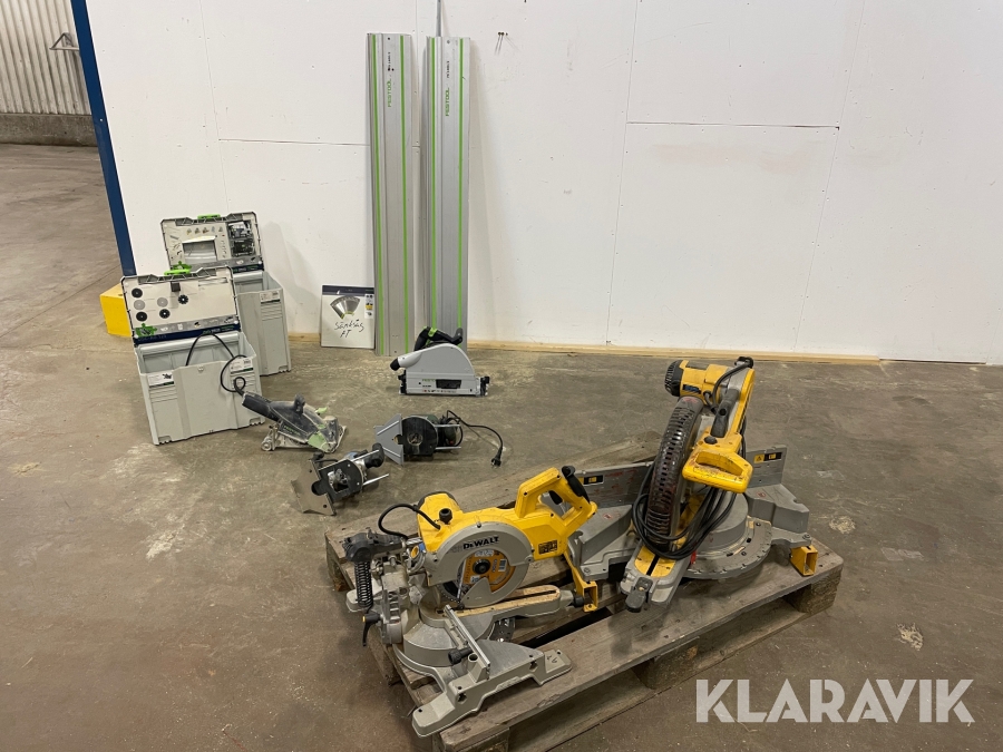 Byggmaskiner parti 6 stycken