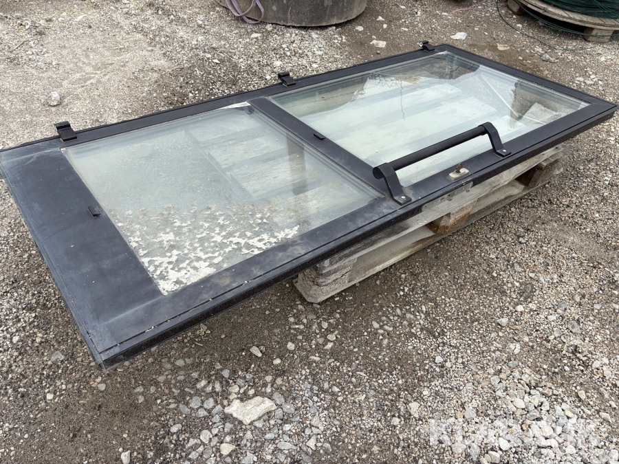 Dörrblad med glasrutor 0,9x2,03m