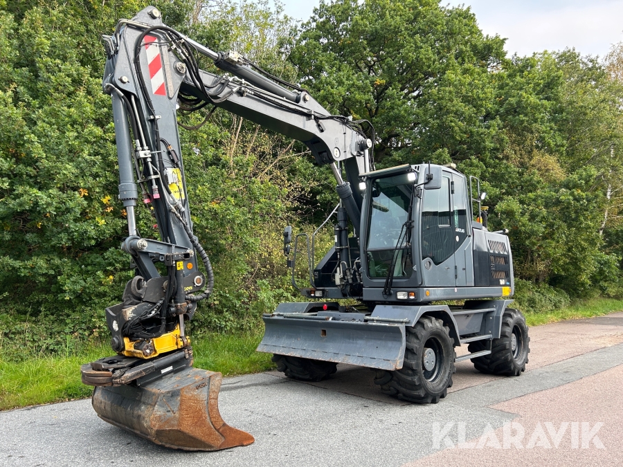 Grävmaskin Atlas 160W med grävsystem, rotator m grip & en skopa