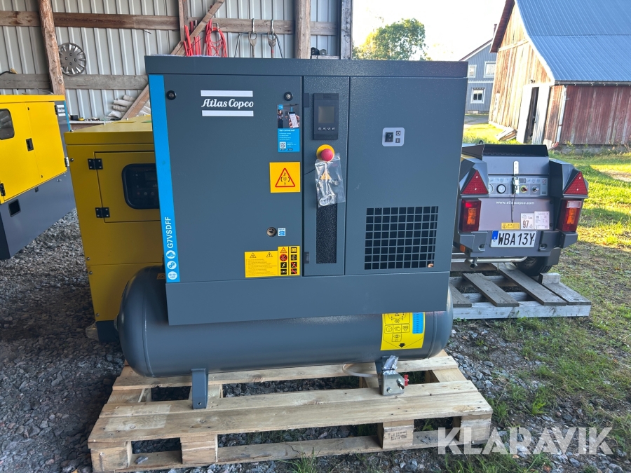 Skruvompressor Atlas Copco G7VSDFF