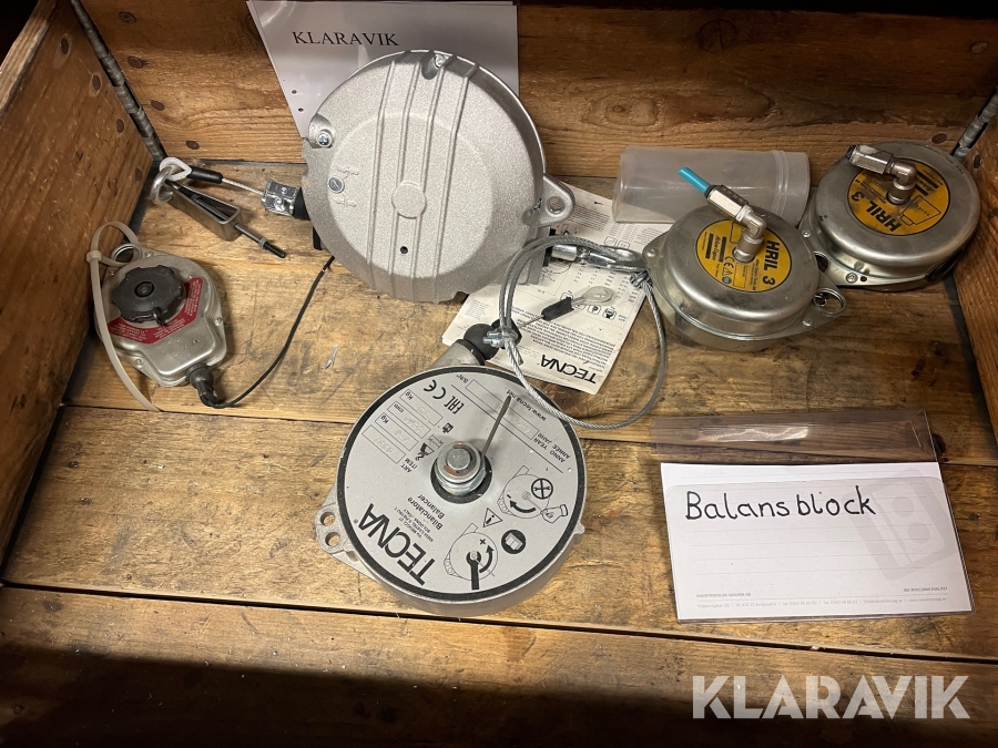 Balansblock Tecna & Atlas Copco 4st