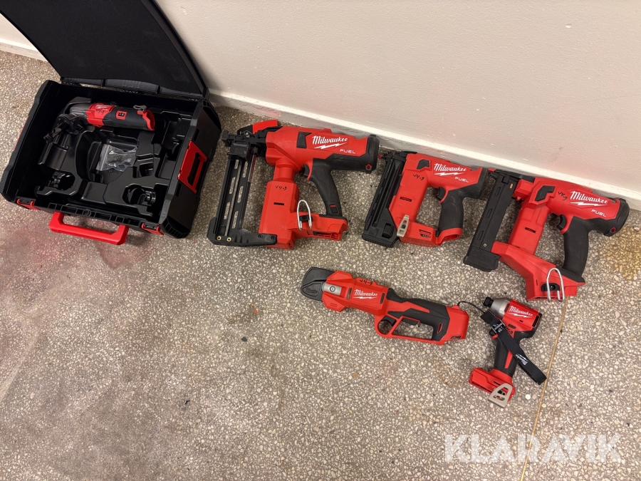 Paket med handverktyg Milwaukee 6 st