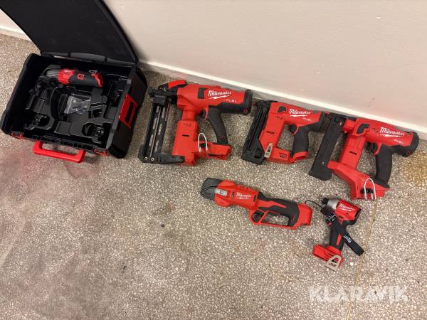 Paket med handverktyg Milwaukee 6 st