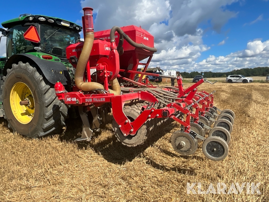 Såmaskin raps 3meter HE-VA Multi Seeder Subtiller med skivbillar
