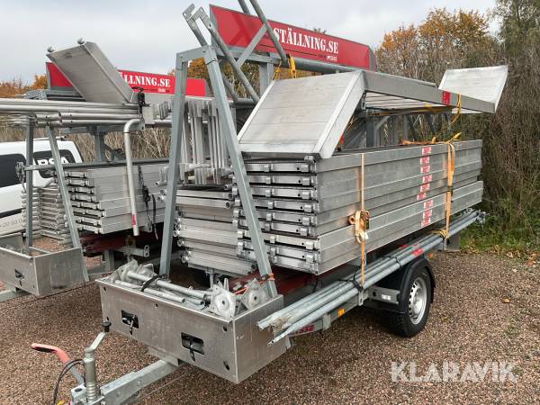 Ställningstrailer 115 m2