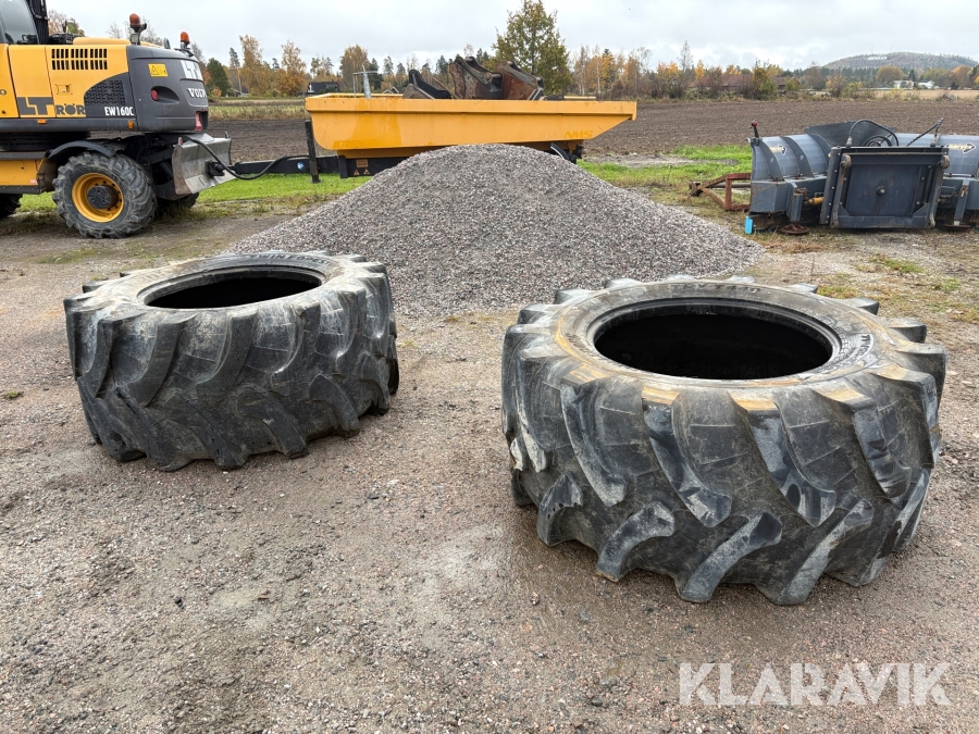 Däck 710/55-34 LS-2 Trelleborg Forestry T440 till grävlastare 2st