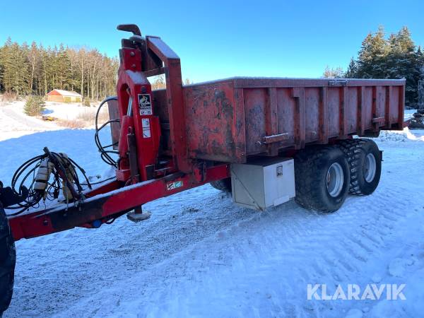 Lastväxlarkärra Bigab 12-15 med flak