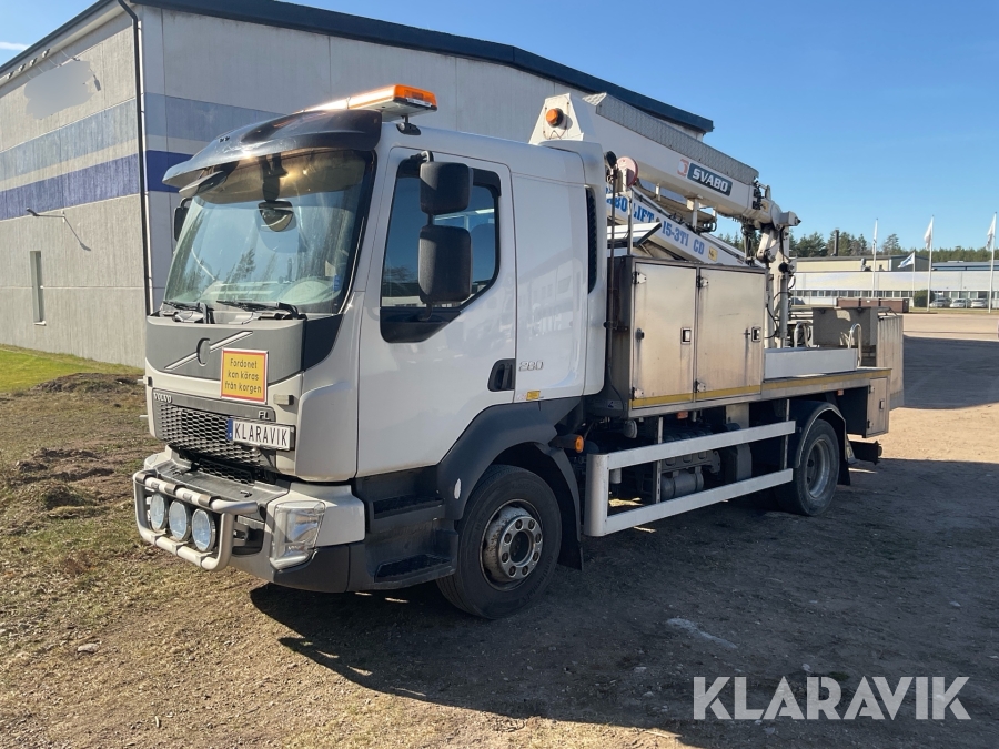 Liftbil Volvo FL 280 med Svabo-lift