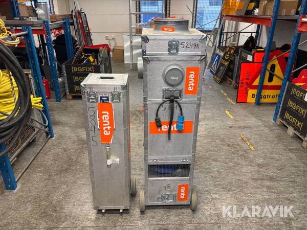 Luftrenare Nordic FB430 med slangpaket