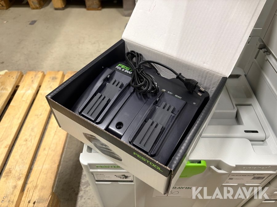 Laddare Festool TCL 6 DUO