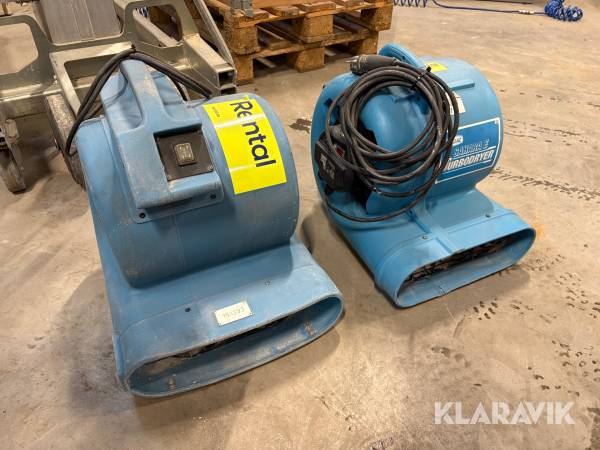 Ventilationsfläkt Dri-Eaz F263-EU / F433 Sahara TurboDryer 2500m3