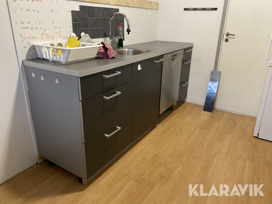 Diskmaskin, köksskåp