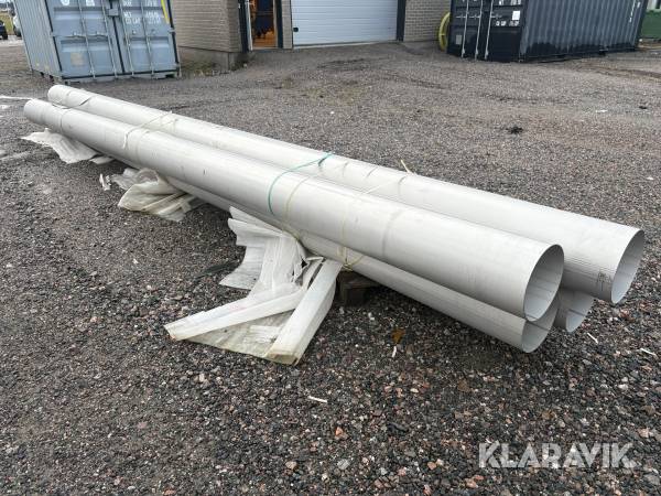 Rostfria rör 4 st