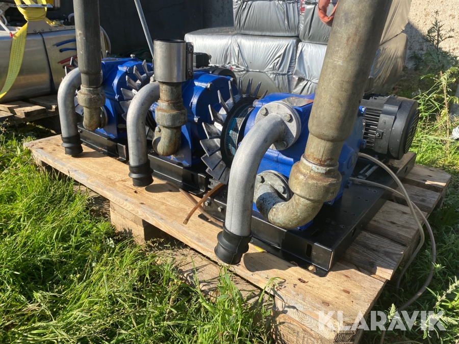 Vakuumpumpar 3st DeLaval VP76 