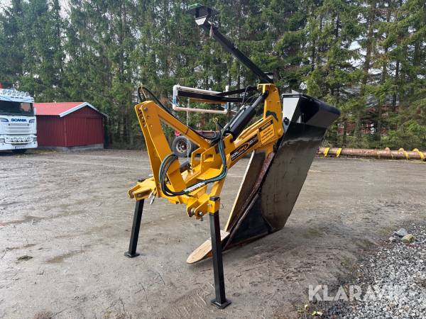 Dräneringsplog Soil-Max Gold digger ZD1200 3-Punktsfäste Gruslåda Hydrauliskt grusfilterspjäll