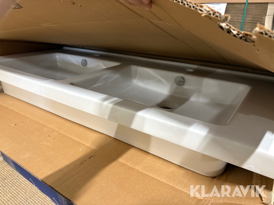 Handfat/diskho i keramik Azzurra & Villeroy Boch 2st