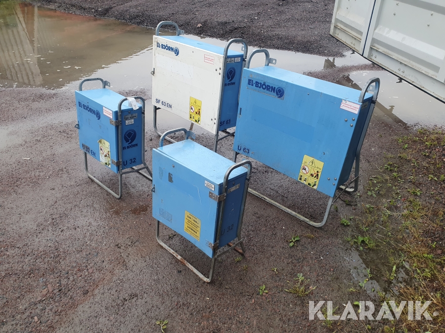 Elcentraler 4 st El-Björn 63 & U32