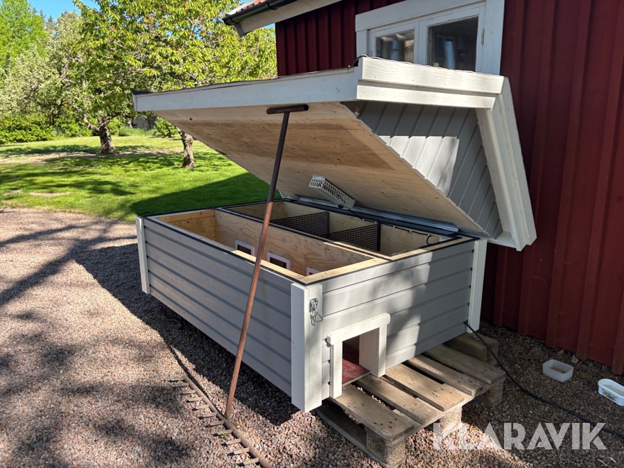 Smådjurshus isolerat, el och värme