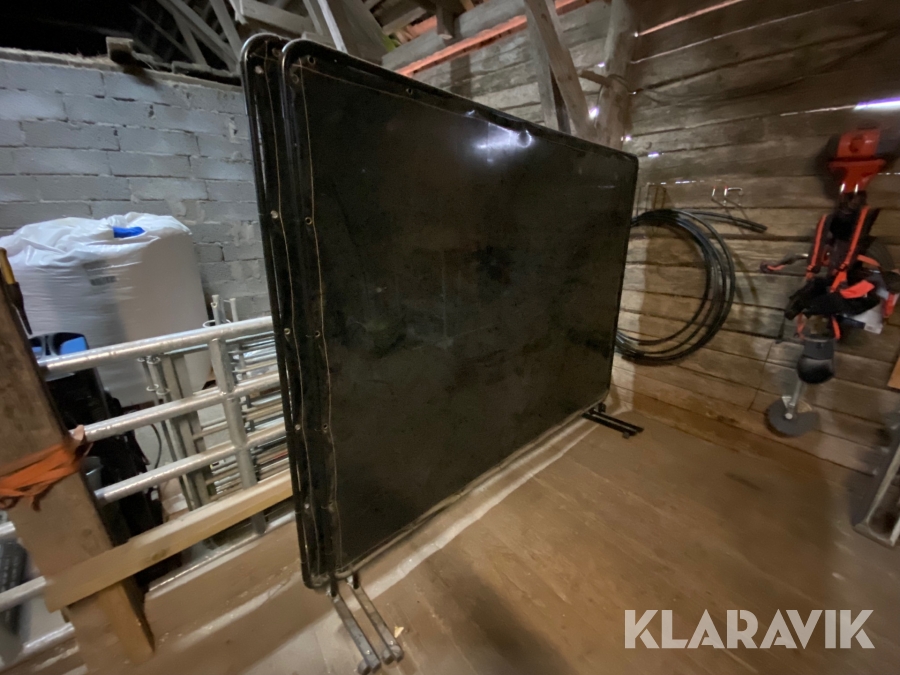 Svetsskärmar på hjul , 2 stycken 1800x2000 mm