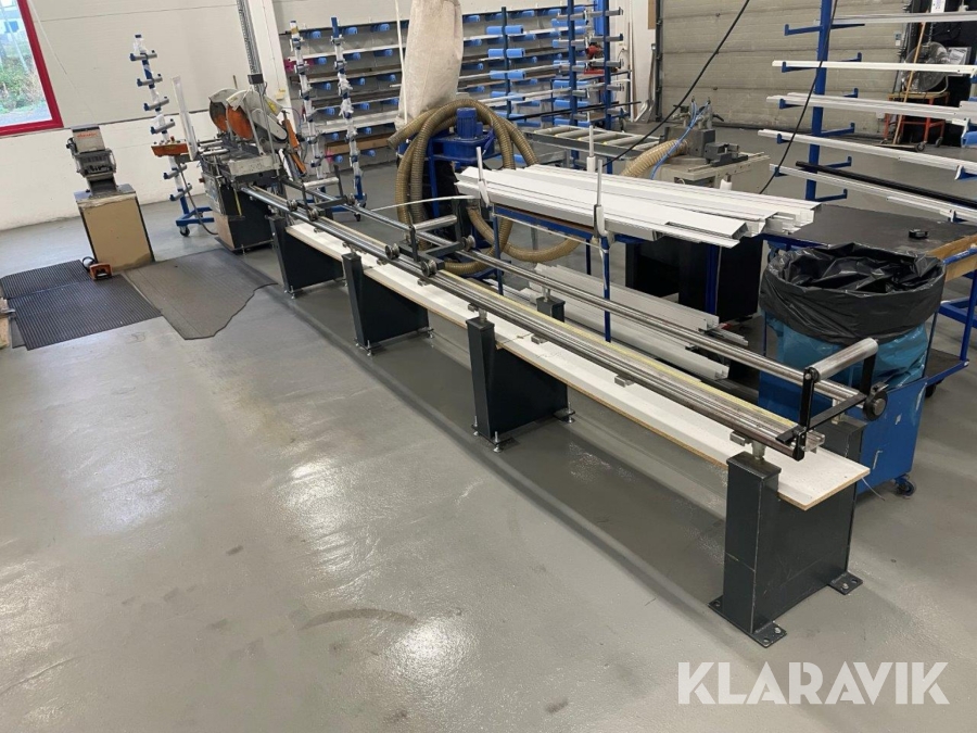 Dubbel ALU-kap Elumatec kaplängd 6m