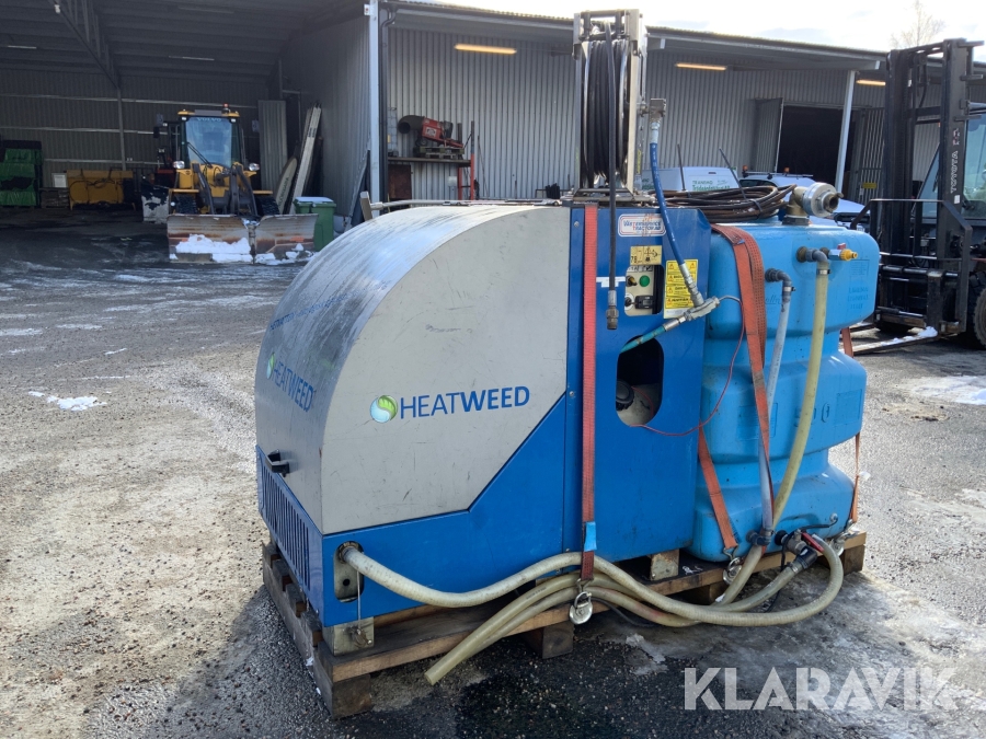 Ogräsbekämpning med hetvatten Heatweed Midseries 22/8