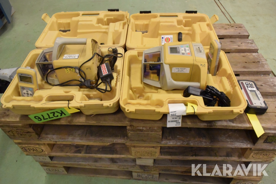 Tvåfallslaser & Lasermotagare Topcon RL-100 2S & MTR 125RF 3st