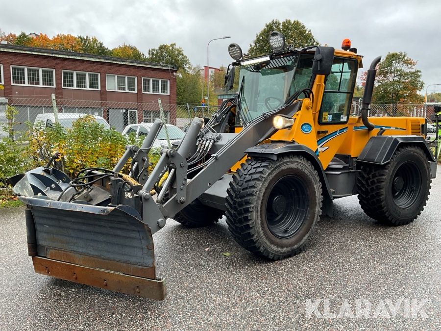 Hjullastare Wille 655B med vikplog