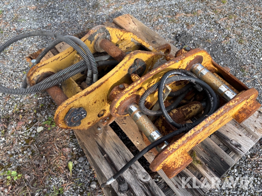 Hydrauliska snabbfästen 2st