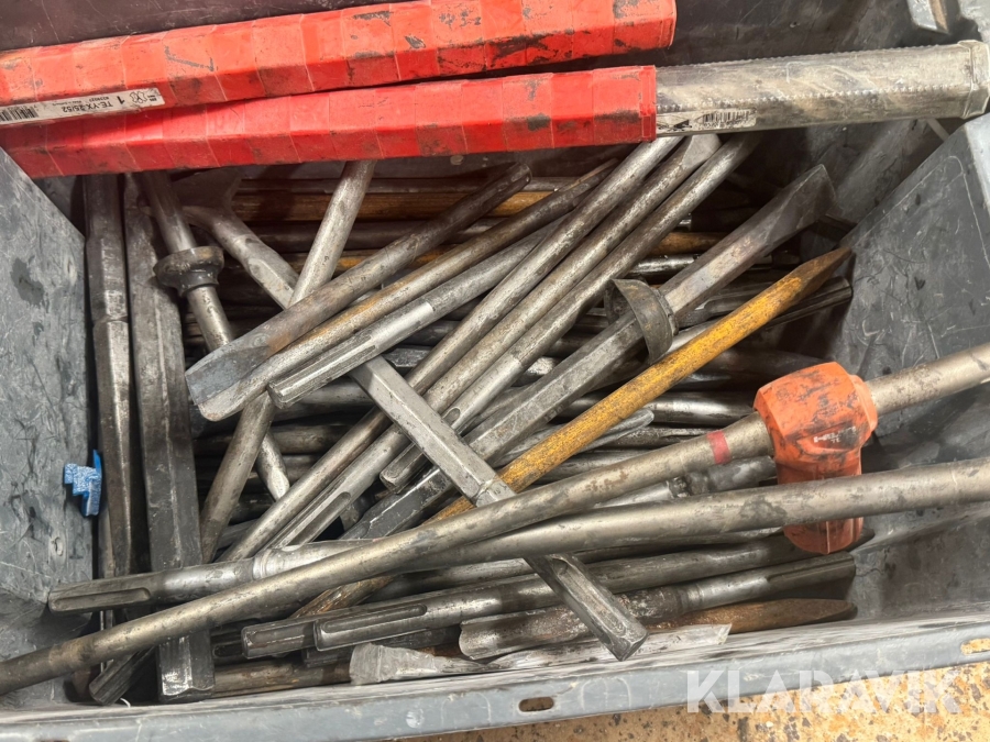 Spett, mejslar & borrar