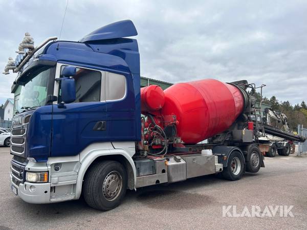 Betongbil Scania R580 boggie med Laxofästen