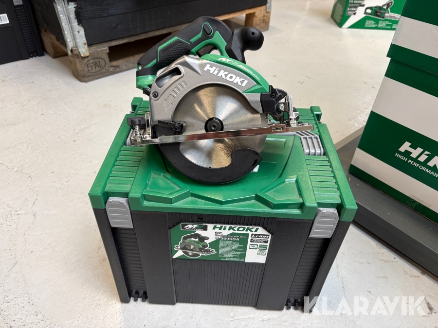 Cirkelsåg Hikoki C 3606DA med låda 1st