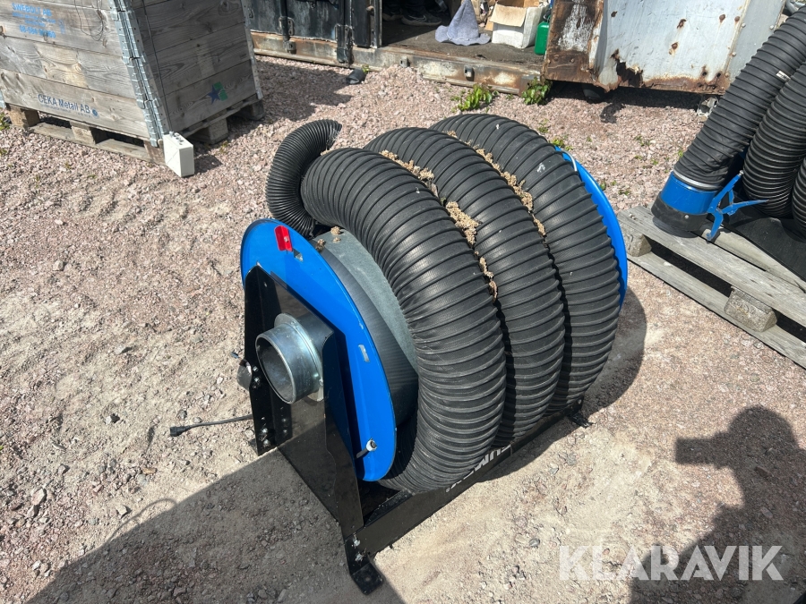 Avgasutsug med utsugsfläkt 4 st