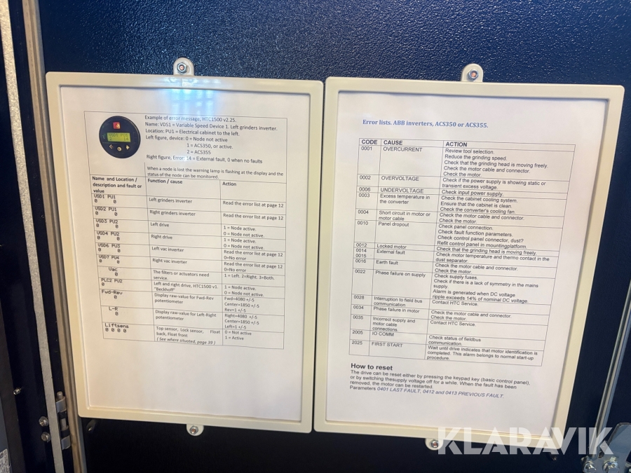 Golvslipmaskin HTC 1500 ixT