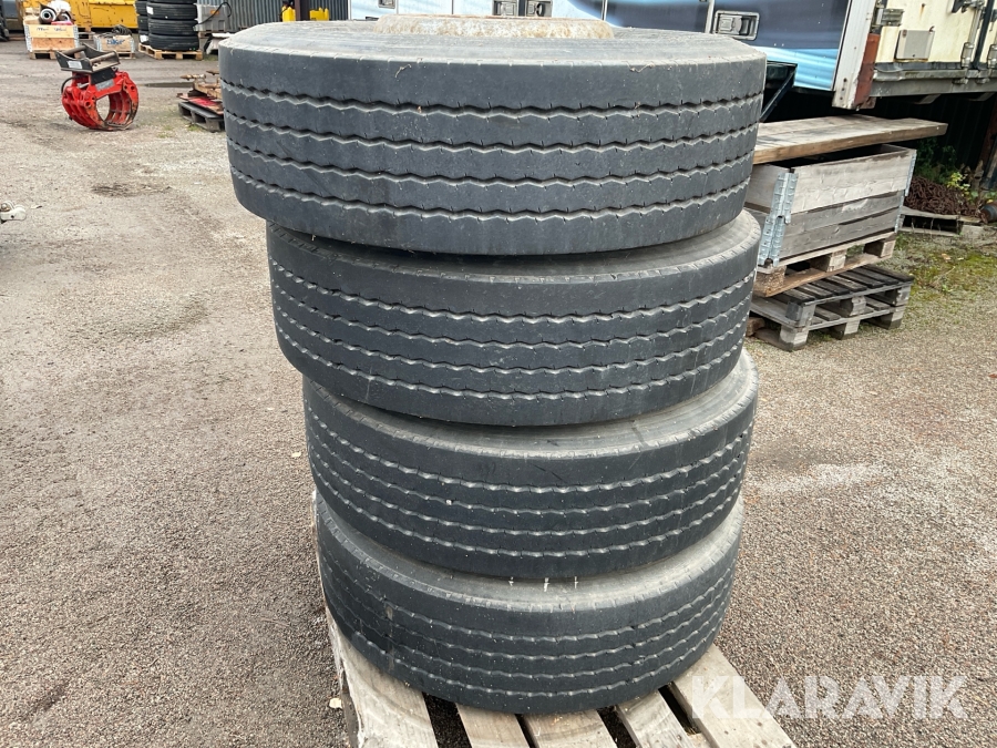 Däck på fälg Goodyear 315/70R22,5 M+S