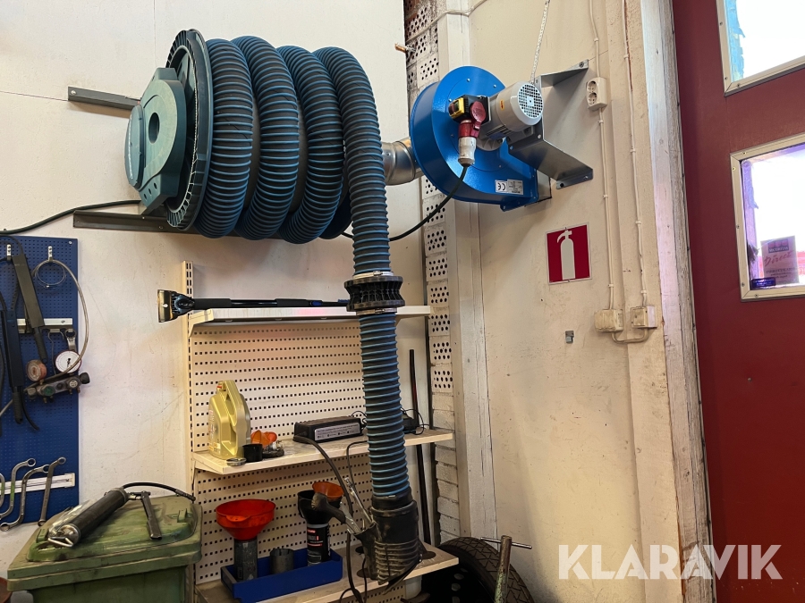 Avgasutsug Nederman med motor