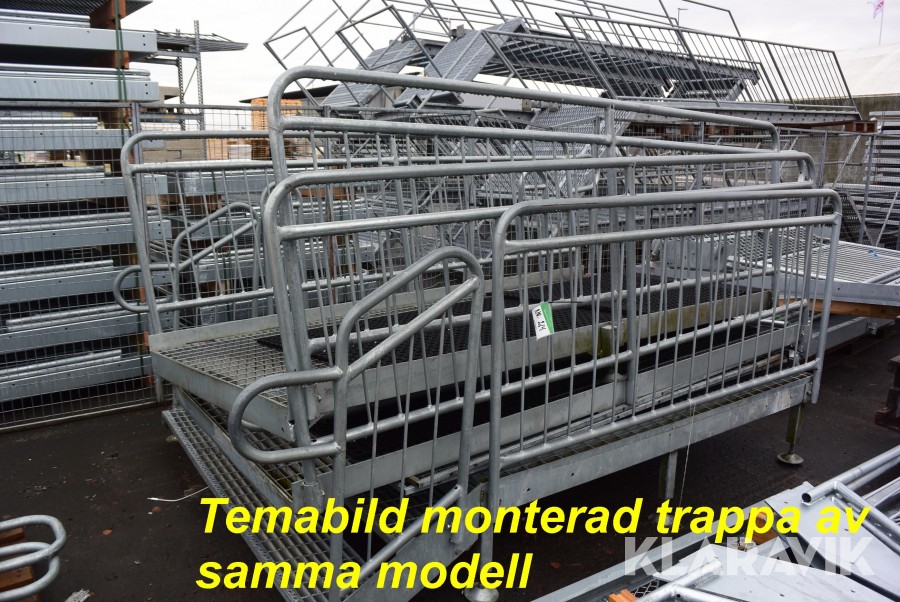 Trappa med handikapp ramp Eurosvets varmgalvad