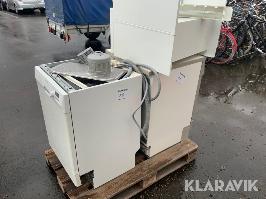 Diskmaskiner Miele Electrolux, Malmö, Klaravik auktioner