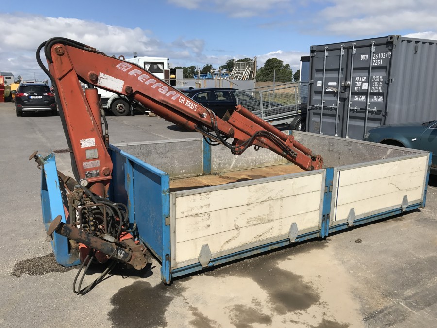 Lastbilsflak  / Kranflak till lastväxlare