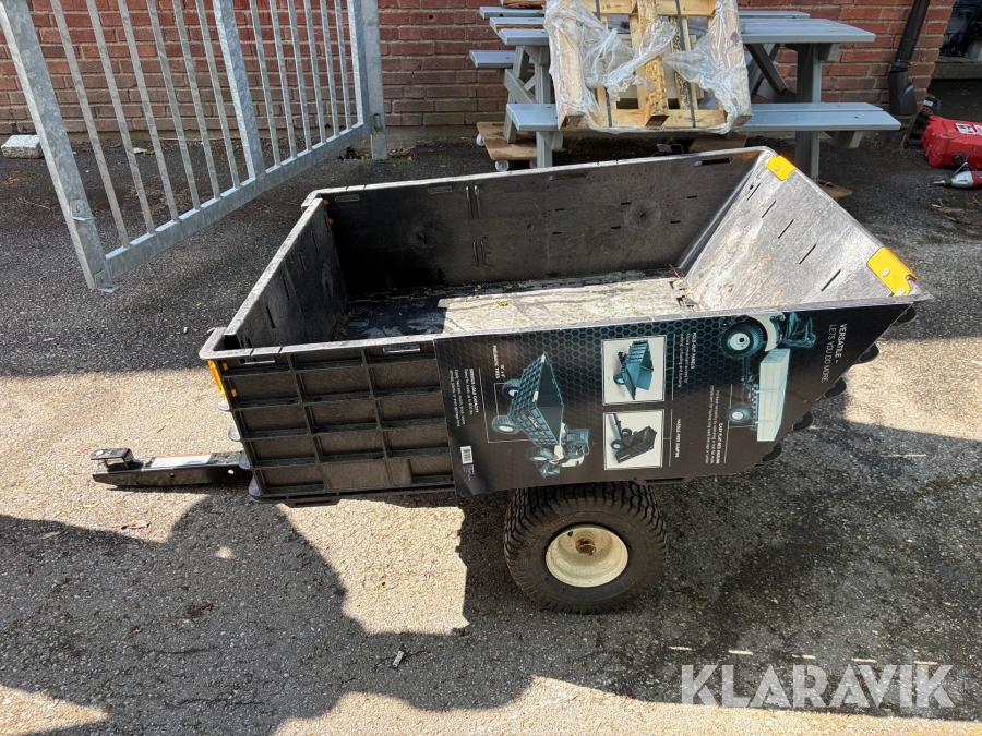 Kärra till gräsklippare Cub Cadet tippbar