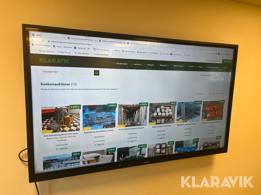 75tum Mediaskärm, interaktiv whiteboard Sharp PN-75TH1 Big Pad