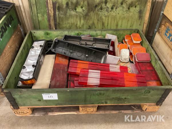 Baklyktglas till bil och vagn