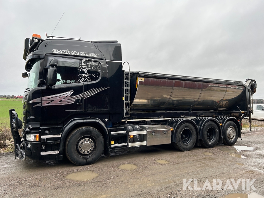 Asfaltsbil/lastväxlare Scania R580