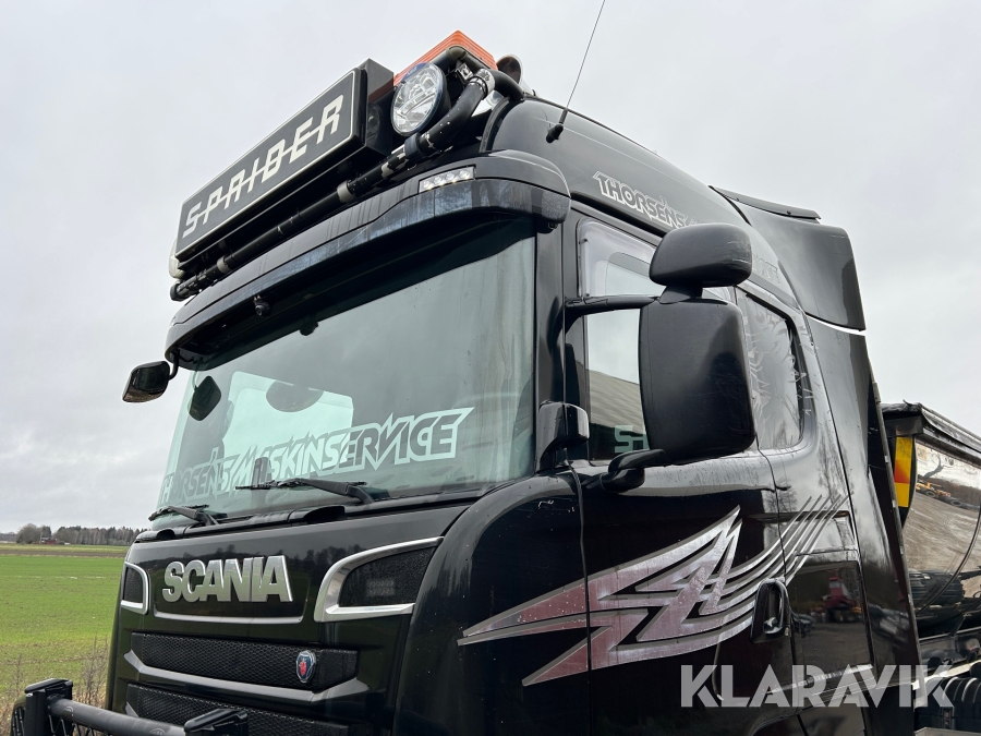 Asfaltsbil/lastväxlare Scania R580